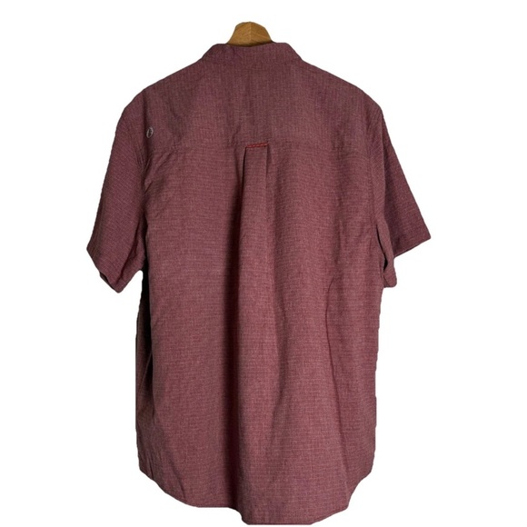 NWOT American Outdoorsman Men's L Button-Down Brick Red Shirt Fishing Lined - Picture 3 of 11